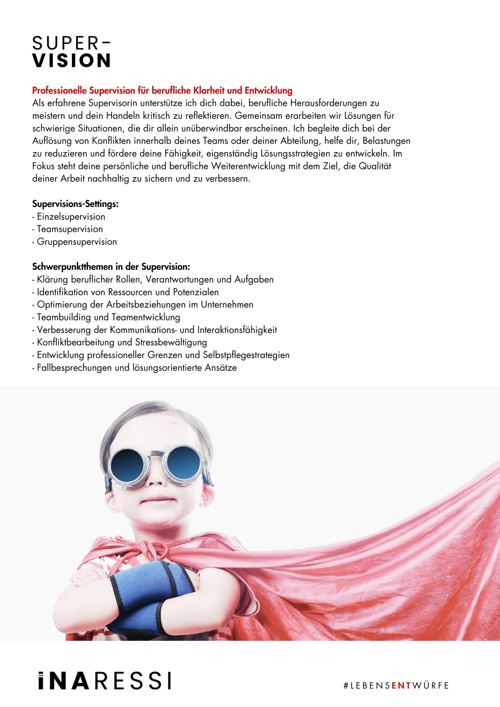 Supervision – Infoblatt